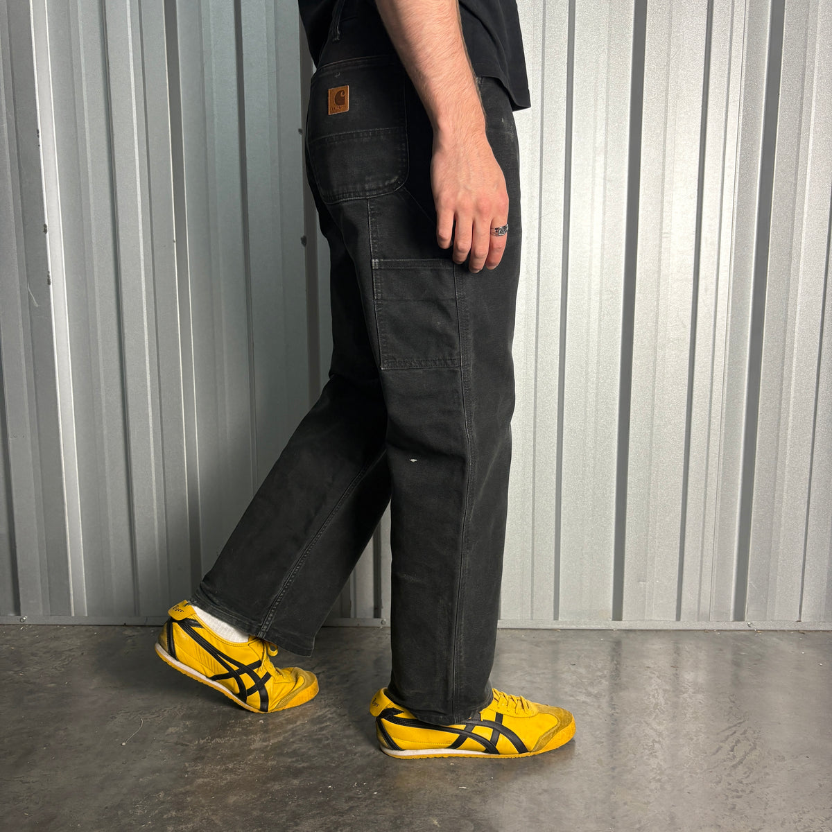Carhartt Black Workwear Carpenter Baggy Trousers - 34S