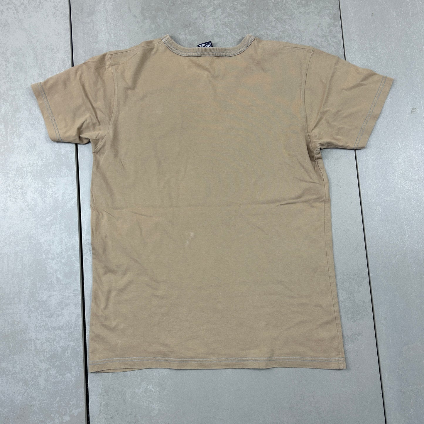 Vintage Diesel Y2K Brown T-shirt - S