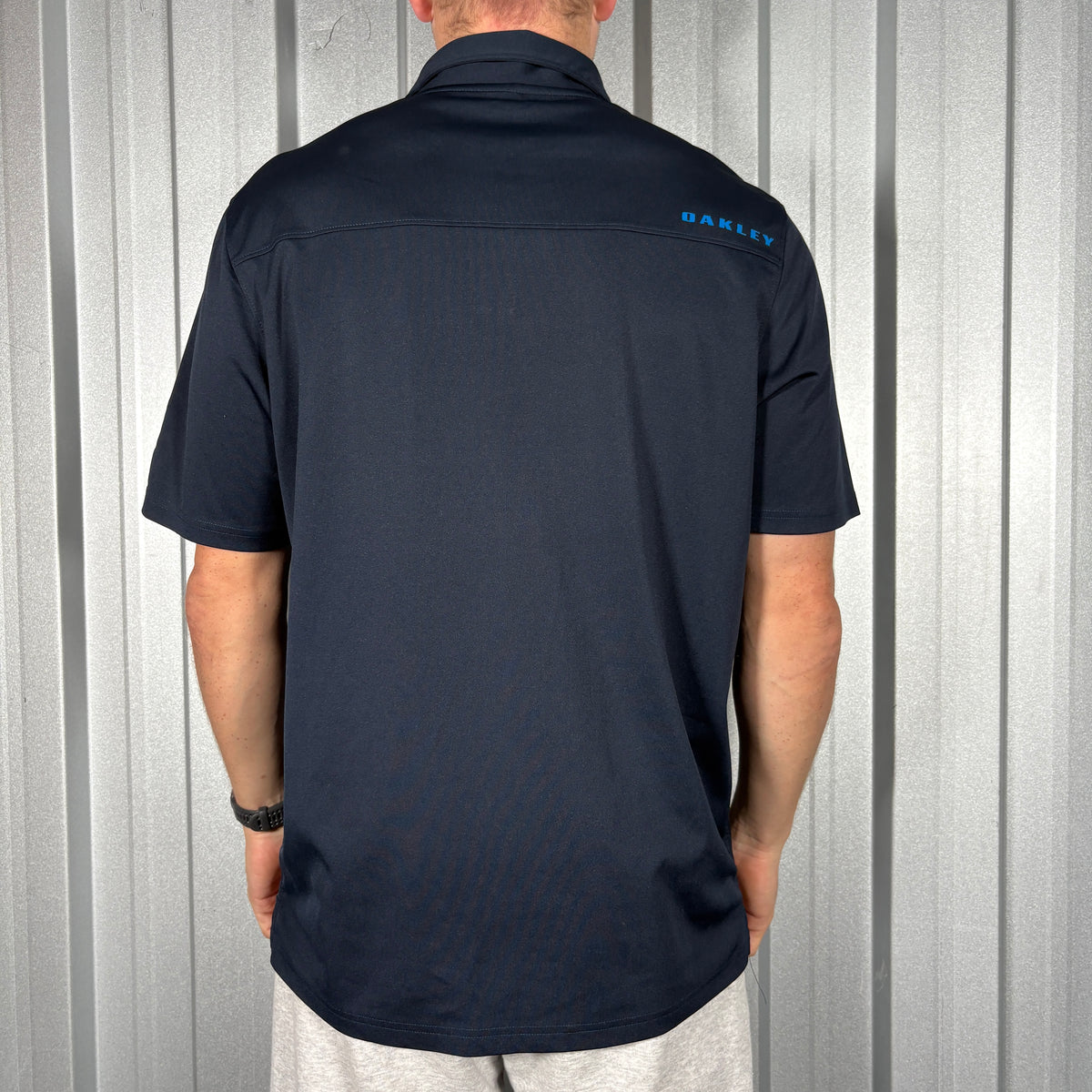 Oakley Navy Golf Polo T Shirt - L