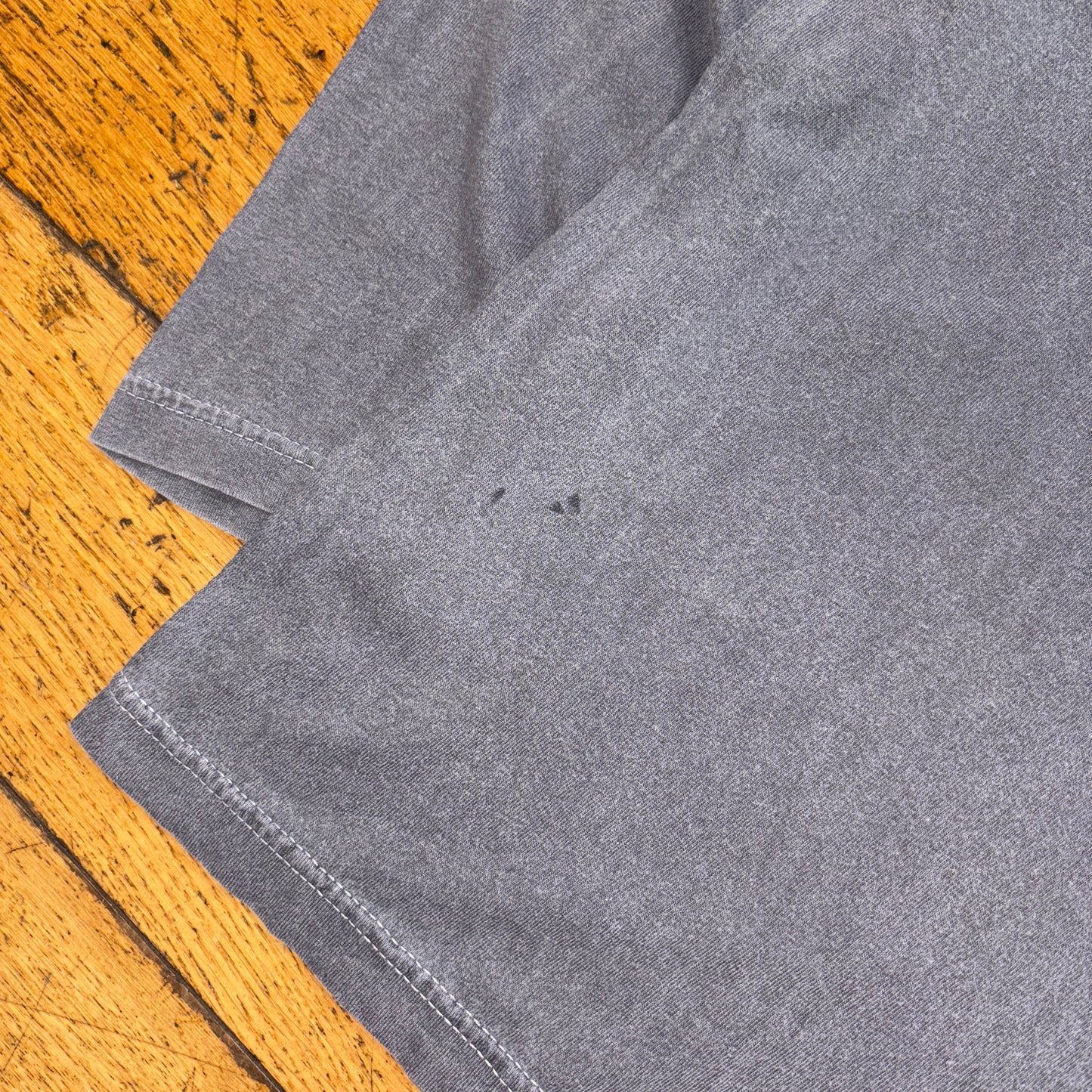 Vintage Grey Graphic Long Sleeve T-Shirt - M
