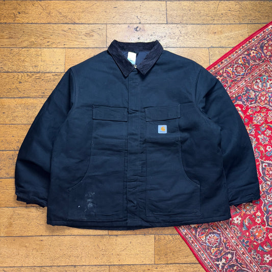 Vintage Carhartt Black Arctic Workwear Jacket - 4XL