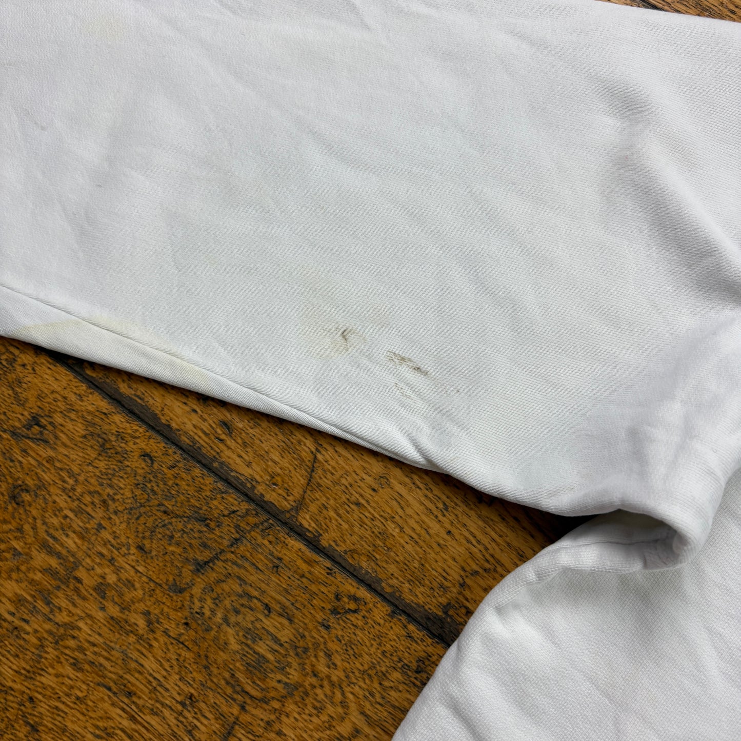 Vintage Diesel White Embroidered Sweatshirt - L