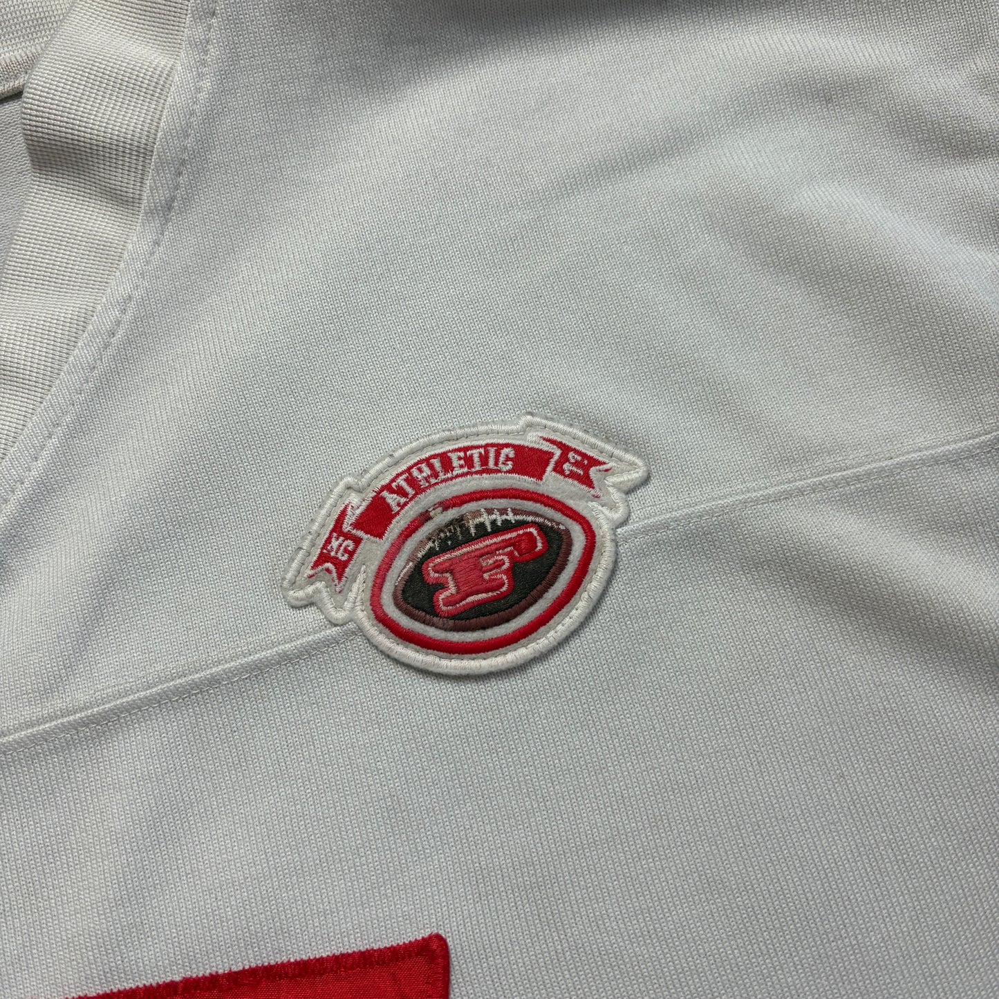 Vintage FUBU Embroidered Hip Hop White American Football Jersey - XL