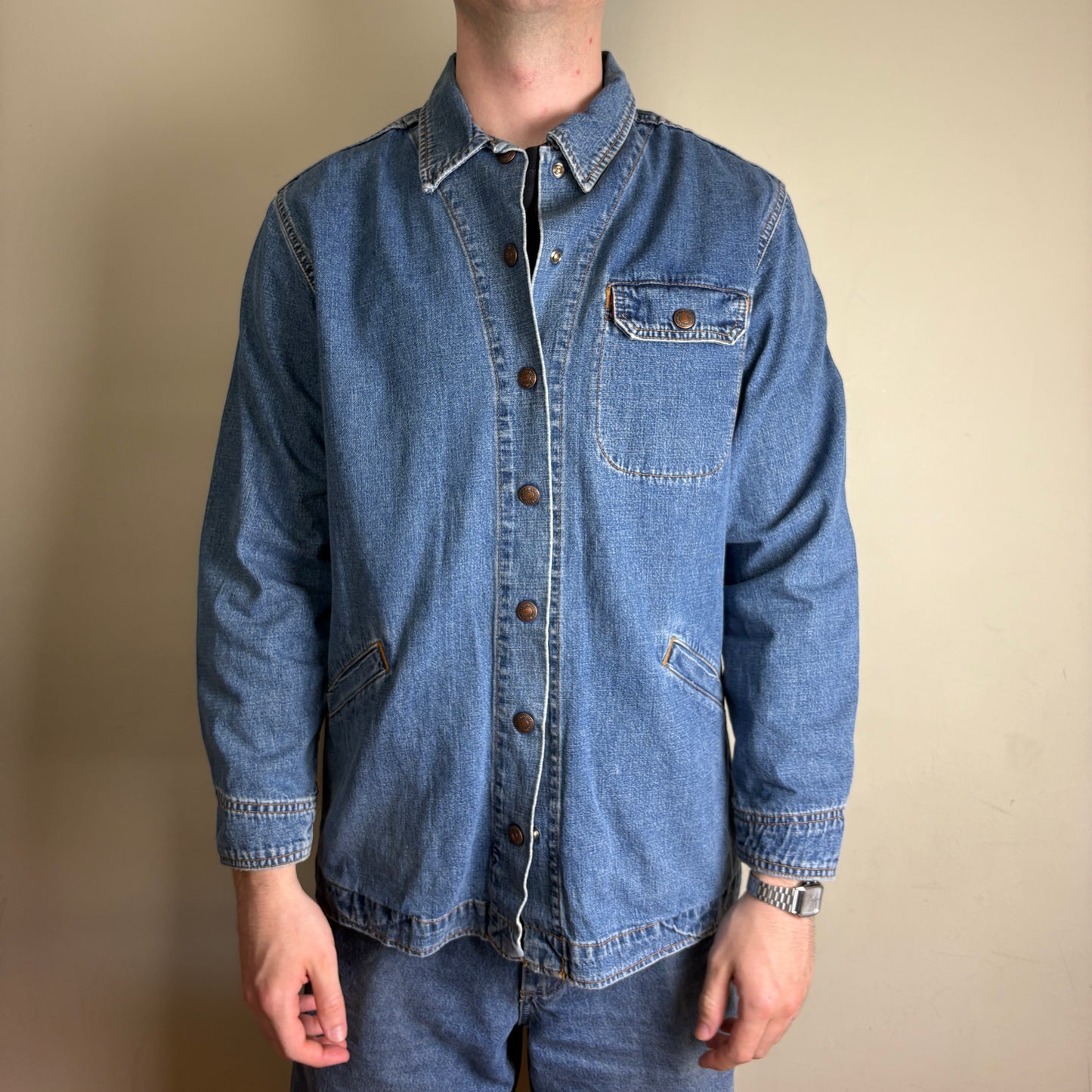 Vintage Levi’s Denim Blue Chore Utility Jacket - L