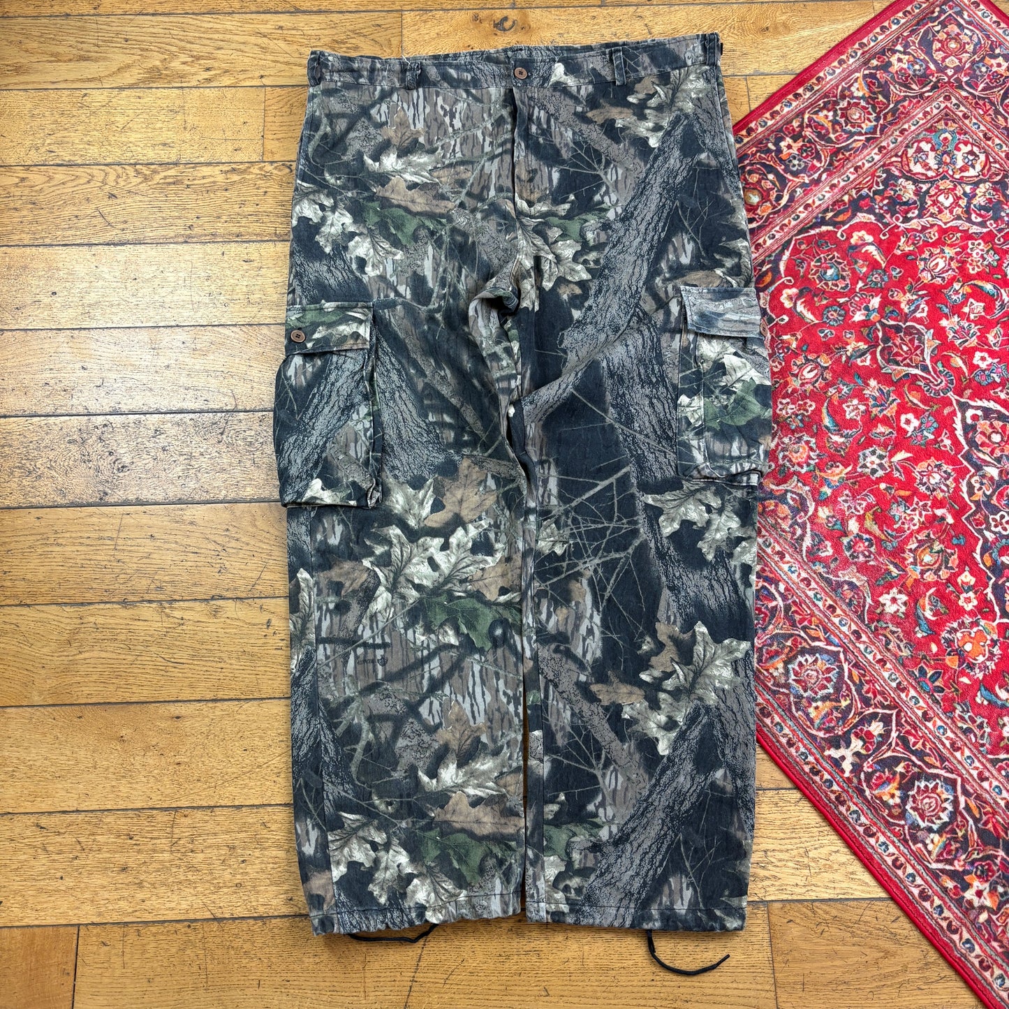 Vintage Real Tree Camo Green Hunting Workwear Trousers - 46