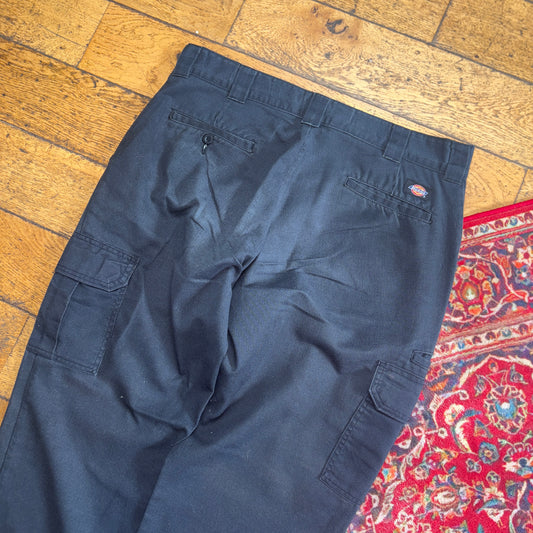 Vintage Dickies 874 Skate Black Trousers - 36