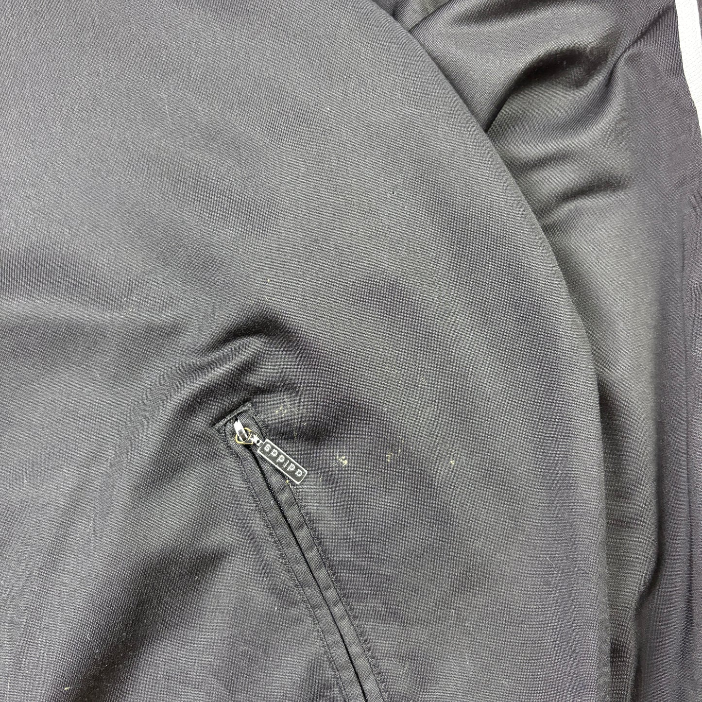 Vintage Adidas Black 90s Tracksuit Track Shell Windbreaker Jacket - L