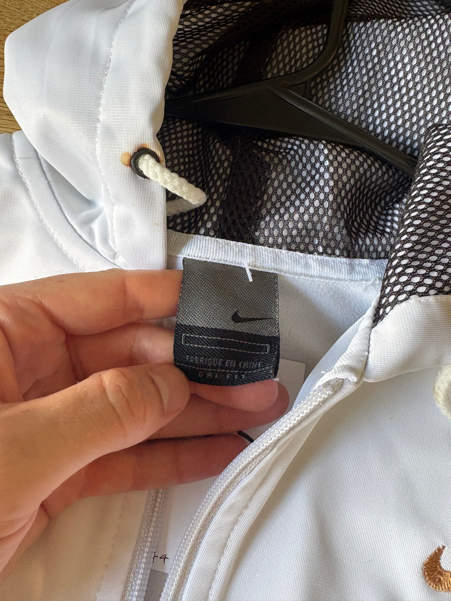 Vintage Nike Y2K White Tracksuit Track Jacket - M