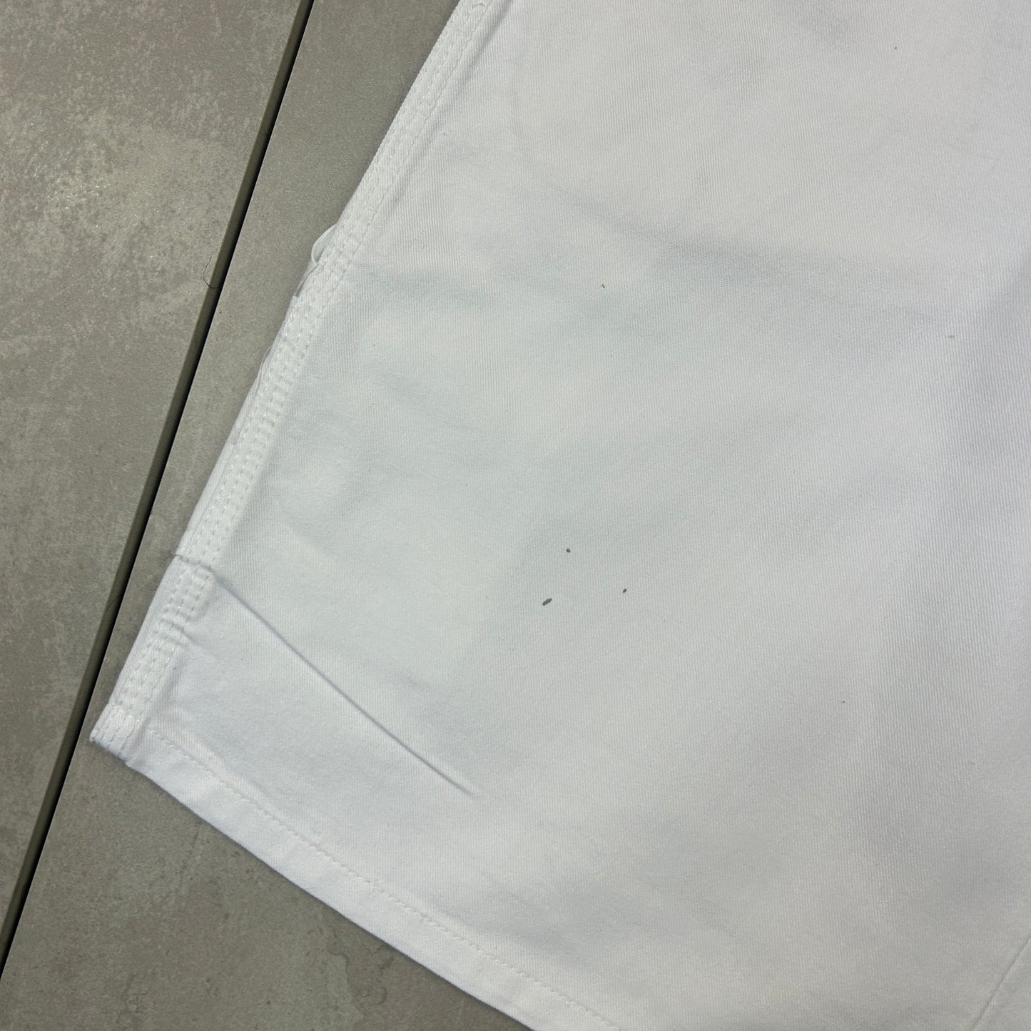 Vintage Dickies Workwear Carpenter White Baggy Shorts - 32