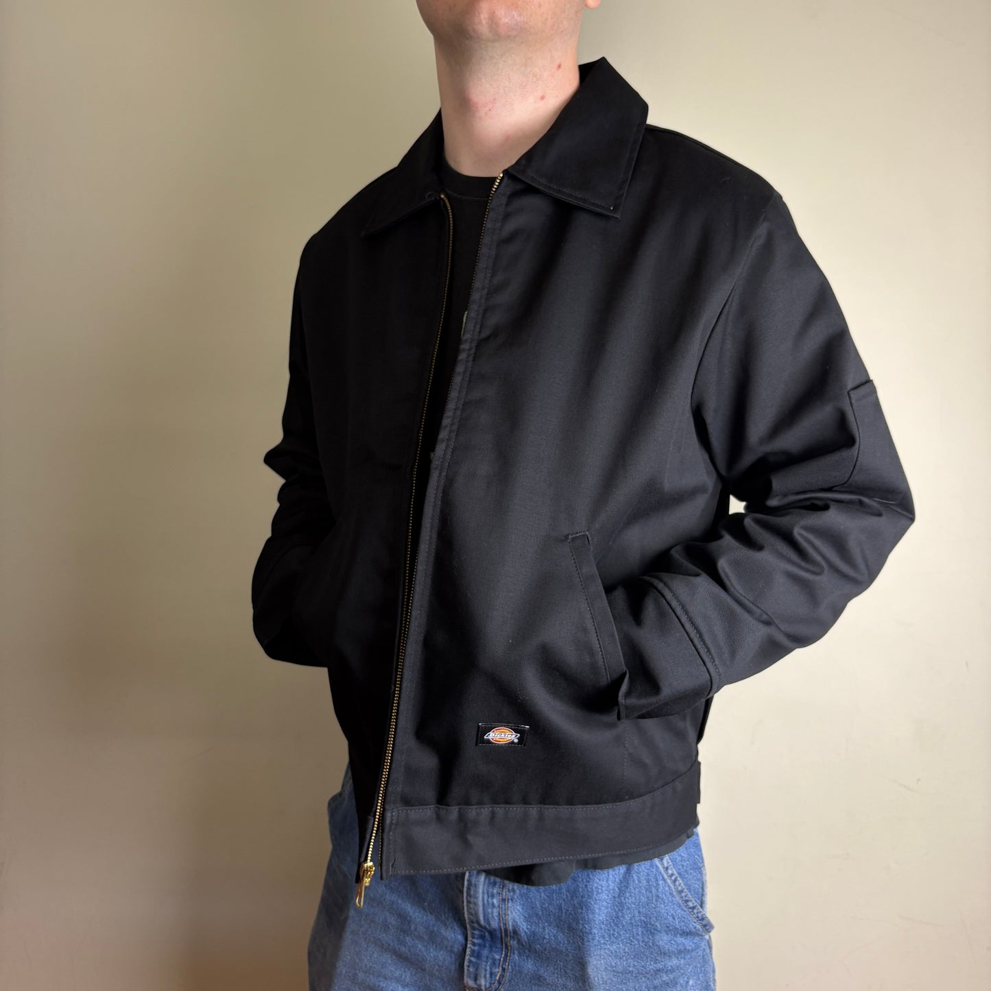 Vintage Dickies Black Workwear Utility Jacket - L