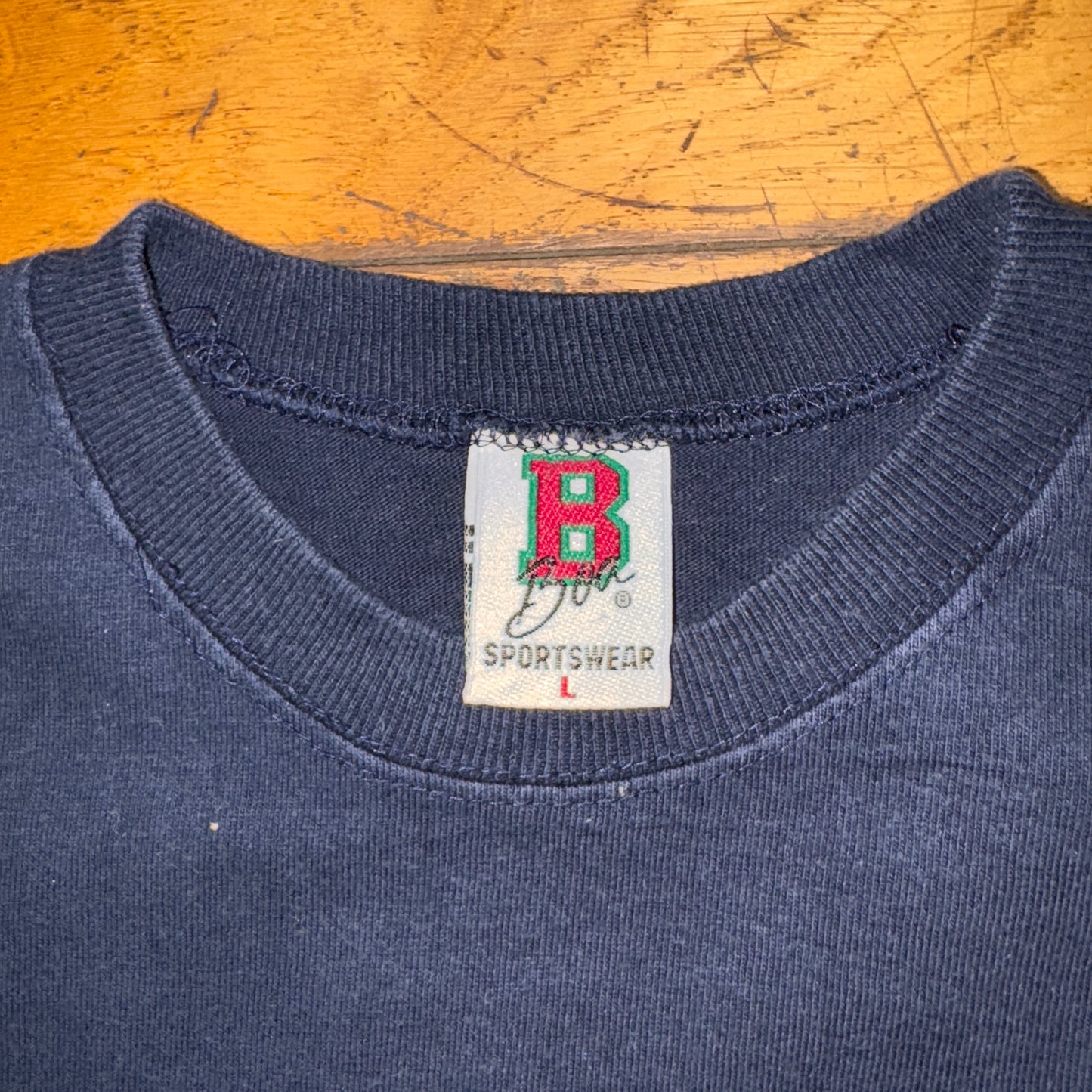 Vintage 90s San Francisco Navy Embroidered Single Stitch Graphic T-Shirt - L