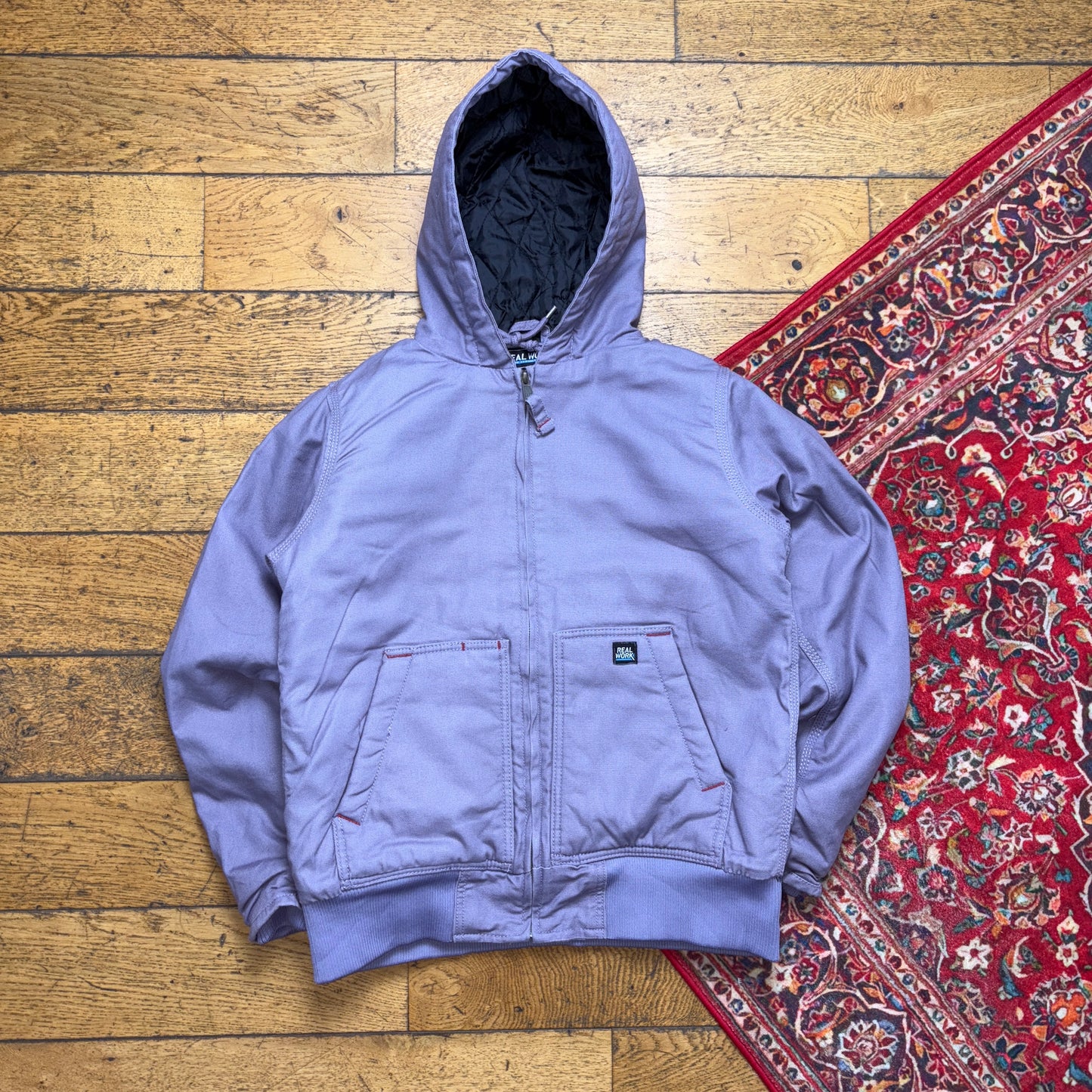 Vintage Womens Purple Carhartt Style Active Workwear Jacket - S