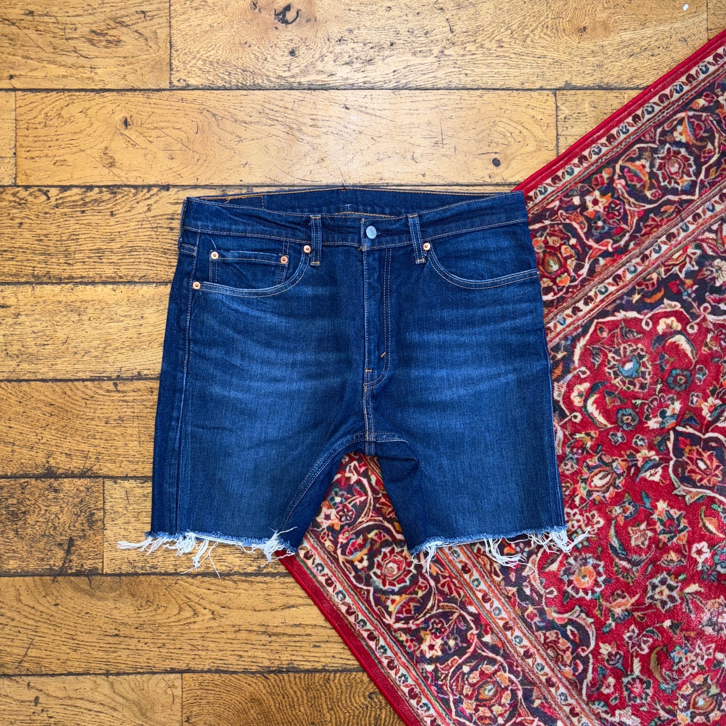 Vintage Levis 511 Denim Blue Shorts - 34