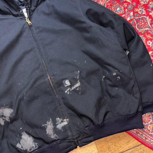 Vintage Carhartt Black Active Workwear Jacket - XL