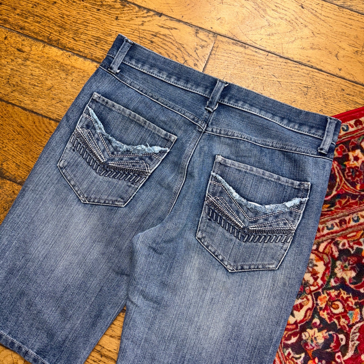 Vintage Blue Denim Shorts - 32