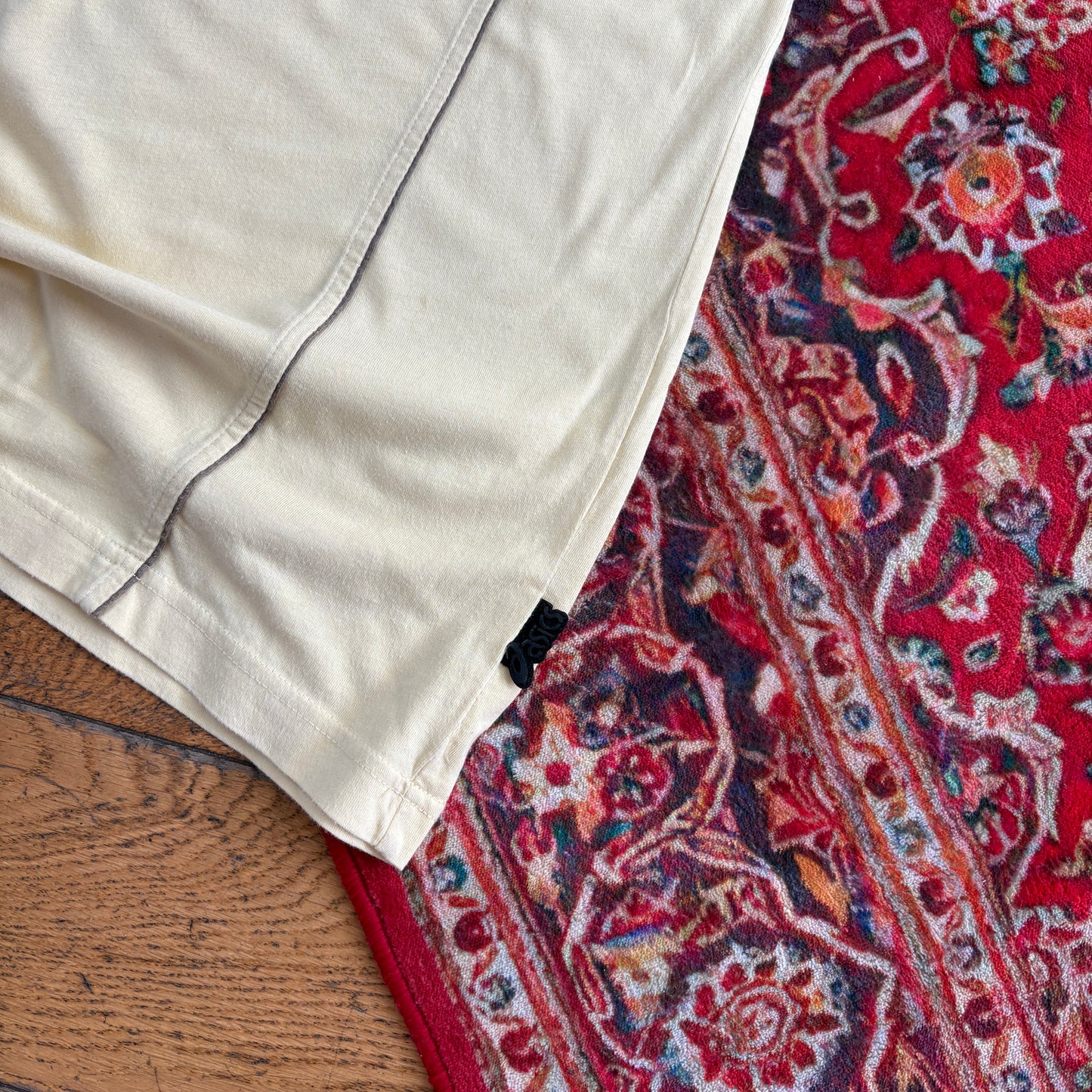 Vintage ASICS Surfwear Yellow Raglan Y2K T-Shirt - L