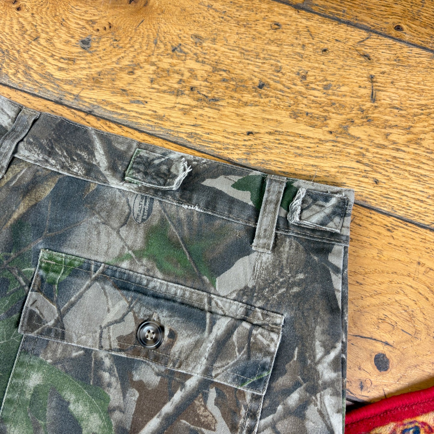 Vintage Real Tree Camo Green Hunting Workwear Trousers - 34