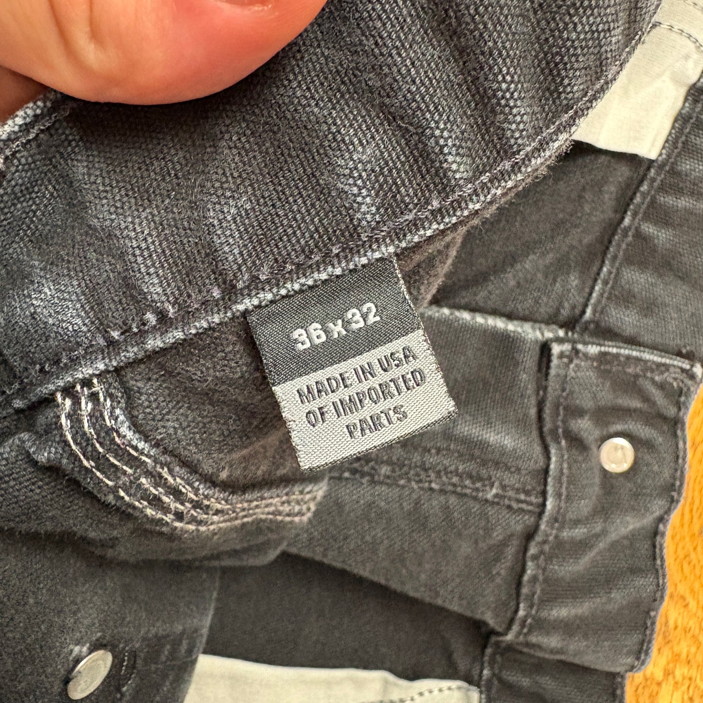 Vintage Carhartt Black Double Knee Workwear Carpenter Baggy Trousers - 36