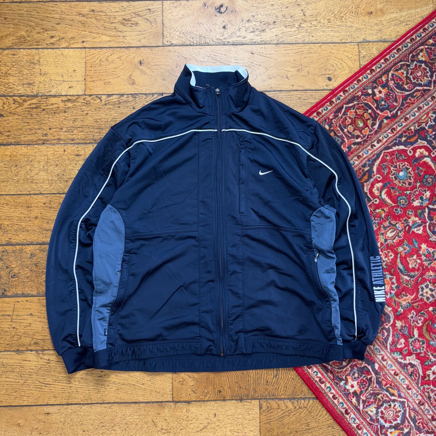 Vintage Nike Navy Tracksuit Track Shell Jacket - L