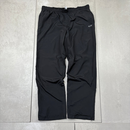 Vintage Champion Black Baggy Tracksuit Sweatpants Track Pants Bottoms - XXL