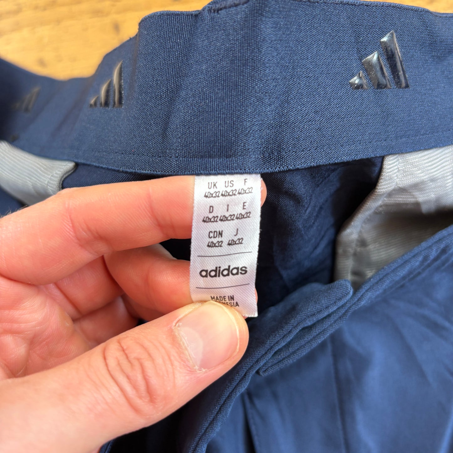 Vintage Adidas Golf Navy Trousers - 40