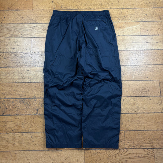Vintage Carhartt Black Baggy Tracksuit Sweatpants Track Pants Bottoms - XL