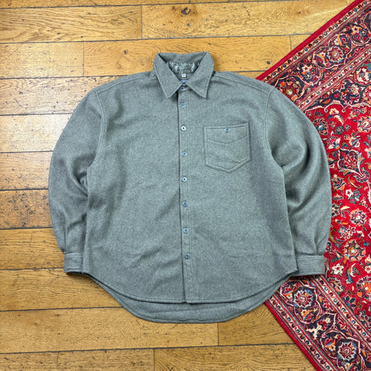 Vintage Green Overshirt Shacket Chore Jacket - XL