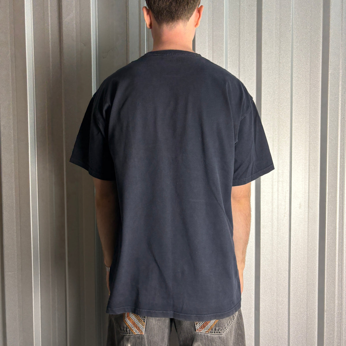 Carhartt Navy Chase Embroidered T-Shirt - XL