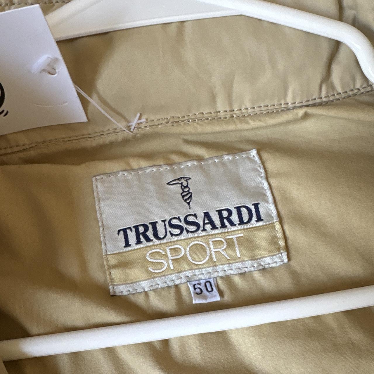 Vintage Trussardi Cream Workwear Chore Utility Jacket - XL