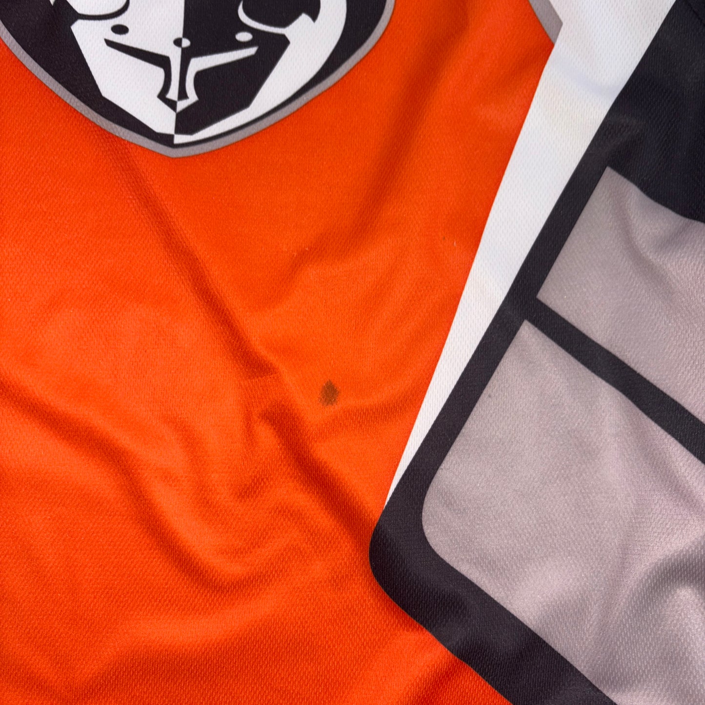 Vintage Thor Motocross Racing Long Orange Black Sleeve Graphic T-Shirt - XL