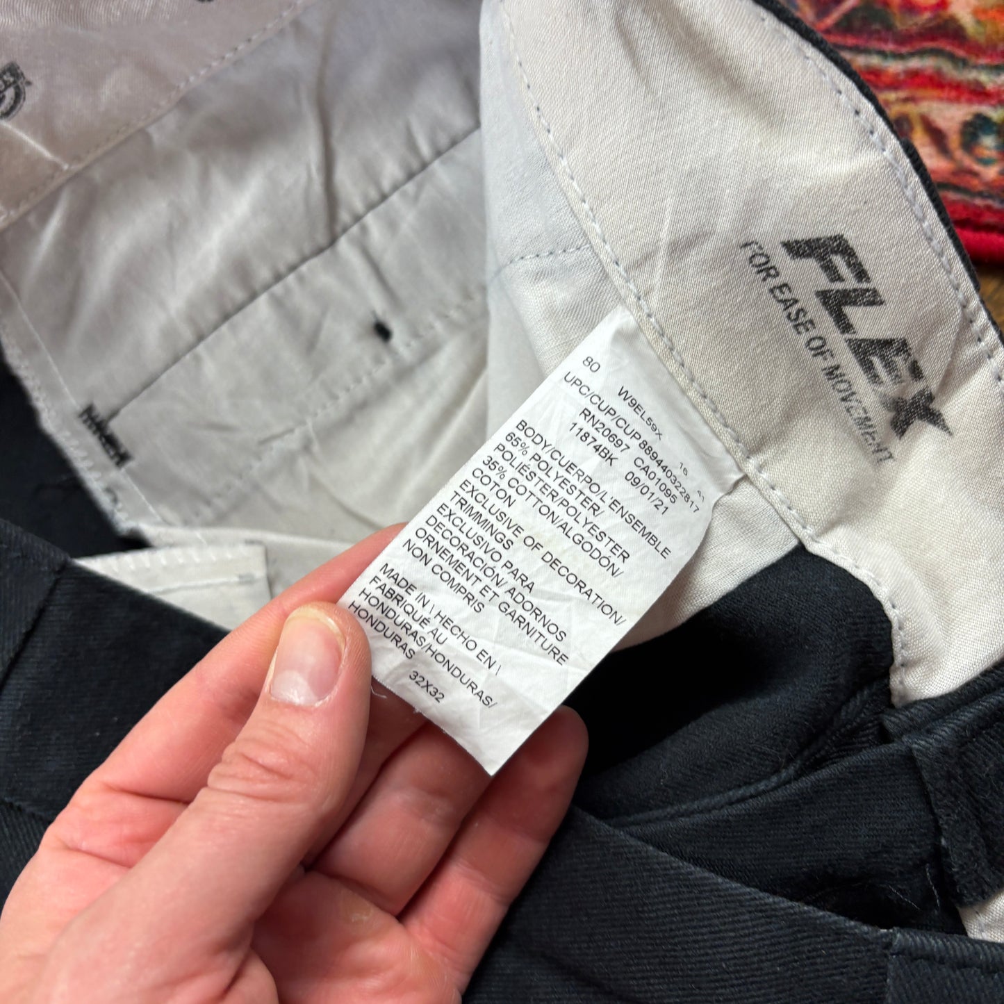 Vintage Dickies 874 Skate Black Trousers - 32