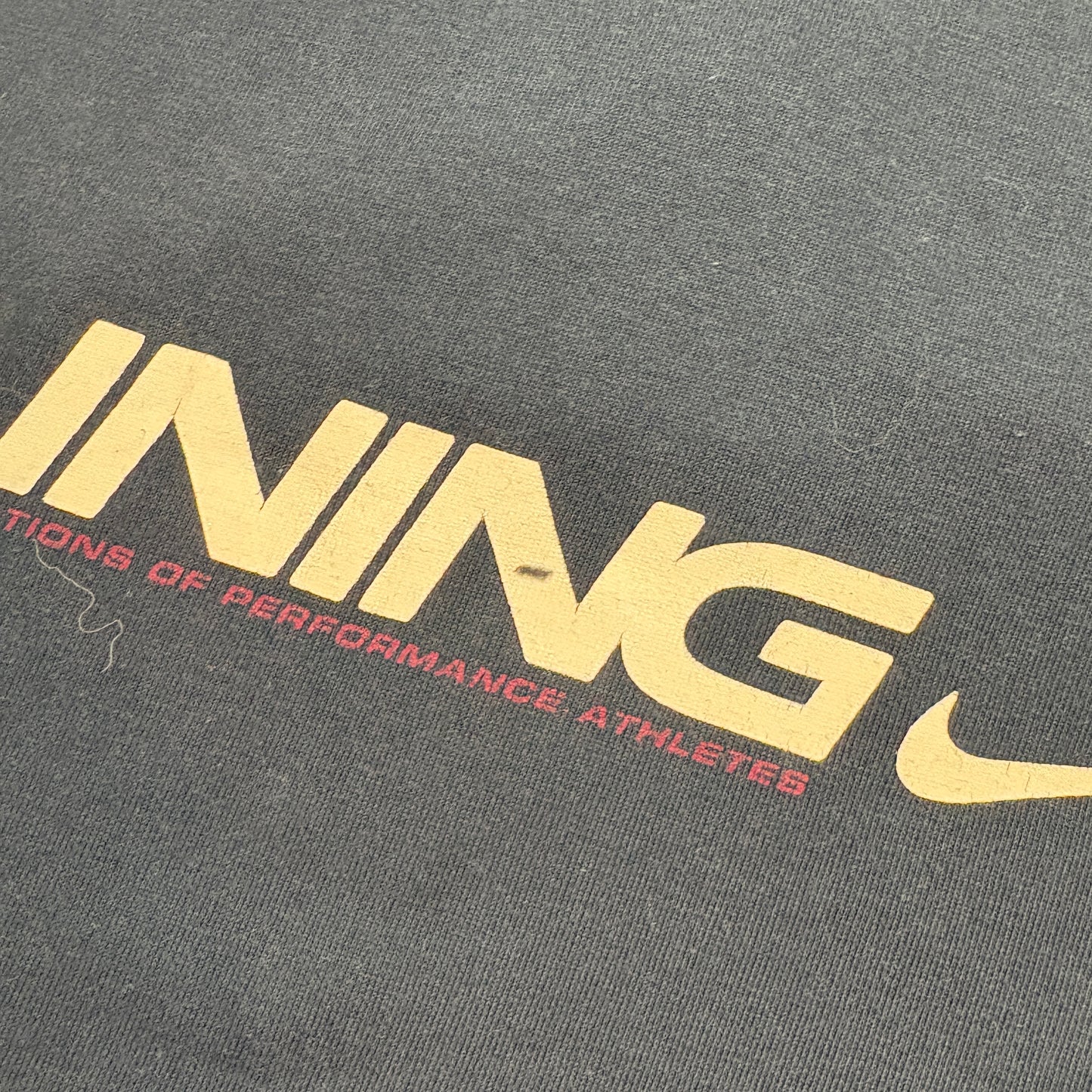 Vintage 00s Nike Navy Graphic T-Shirt - L