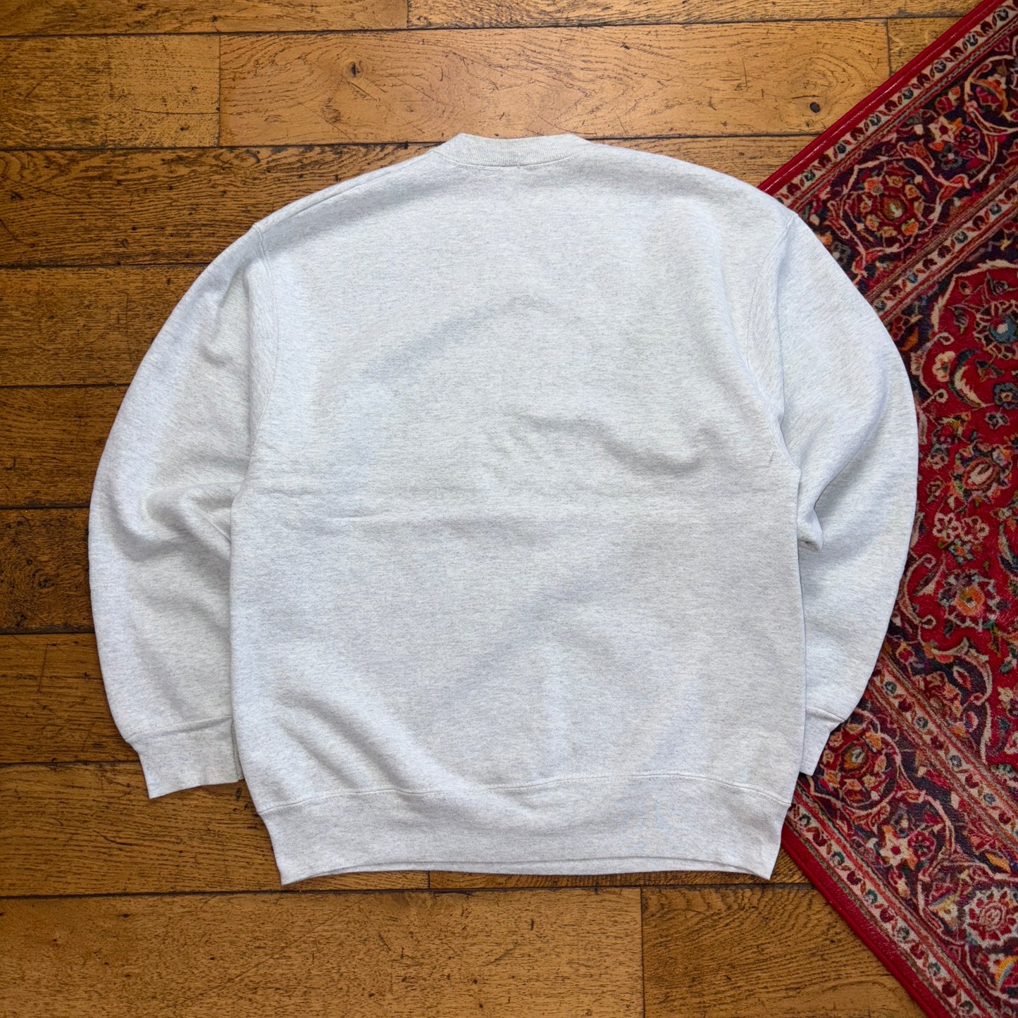 Vintage 90s USA College Varsity Grey Sweatshirt - L