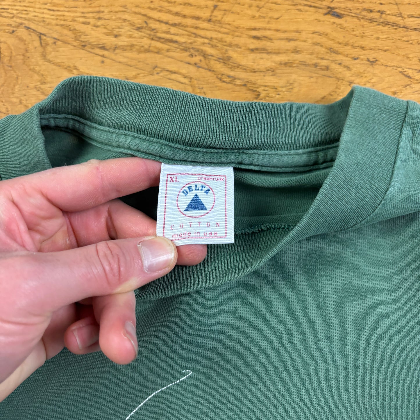 Vintage 90s Phuc Lauren Ralph Funny Green Single Stitch Graphic T-Shirt - XL