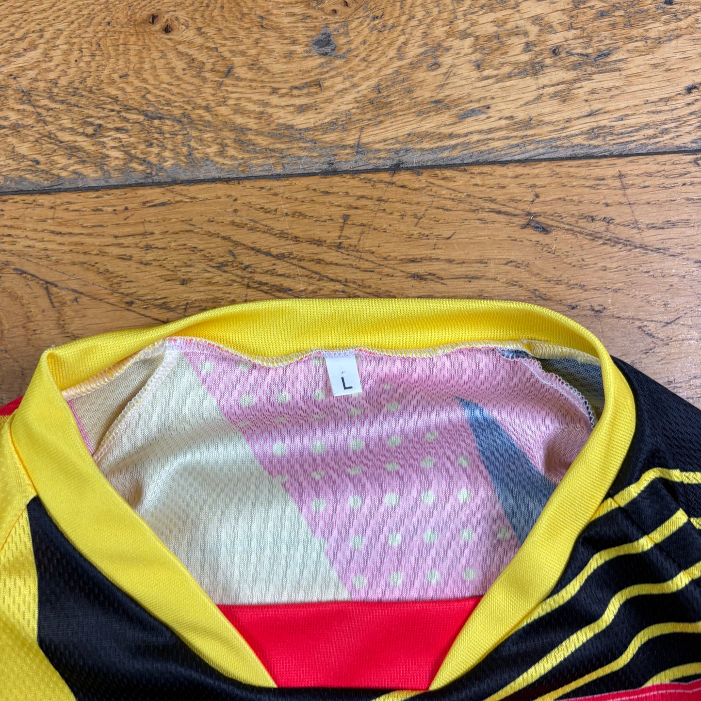 Vintage Graphic Yellow Motorbike Cycling Racing Long Sleeve T-Shirt - L