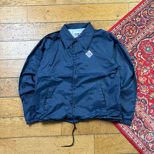 Vintage Navy Nylon Coach Harrington Jacket - M
