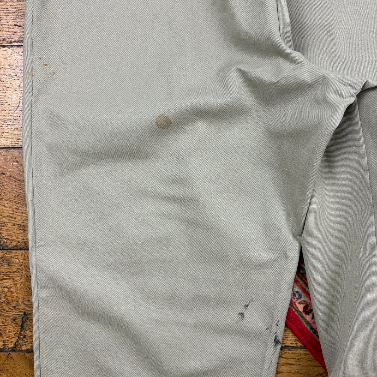 Vintage Dickies 874 Skate Cream Chino Trousers -b38