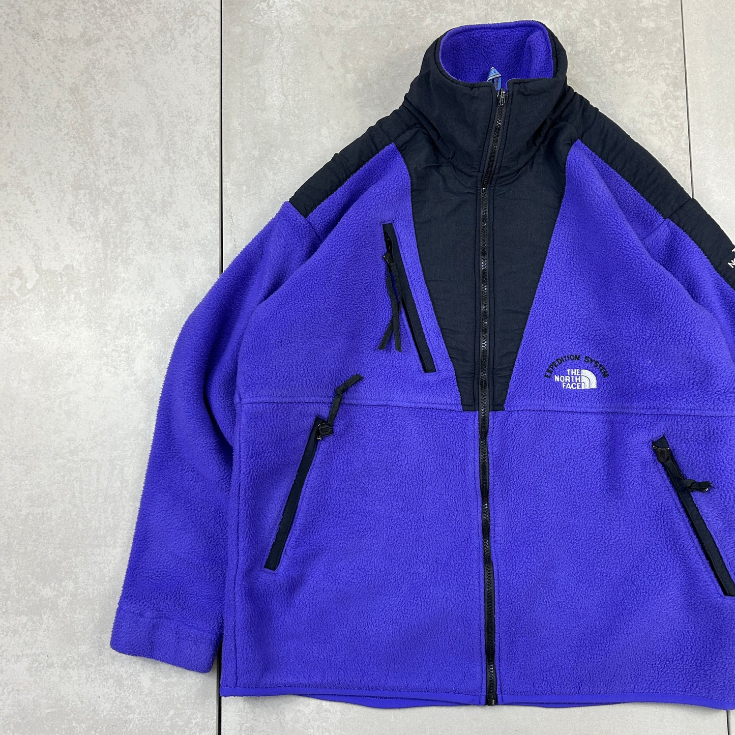 Vintage 90s North Face Rare Expedition System Purple Denali Fleece - XL