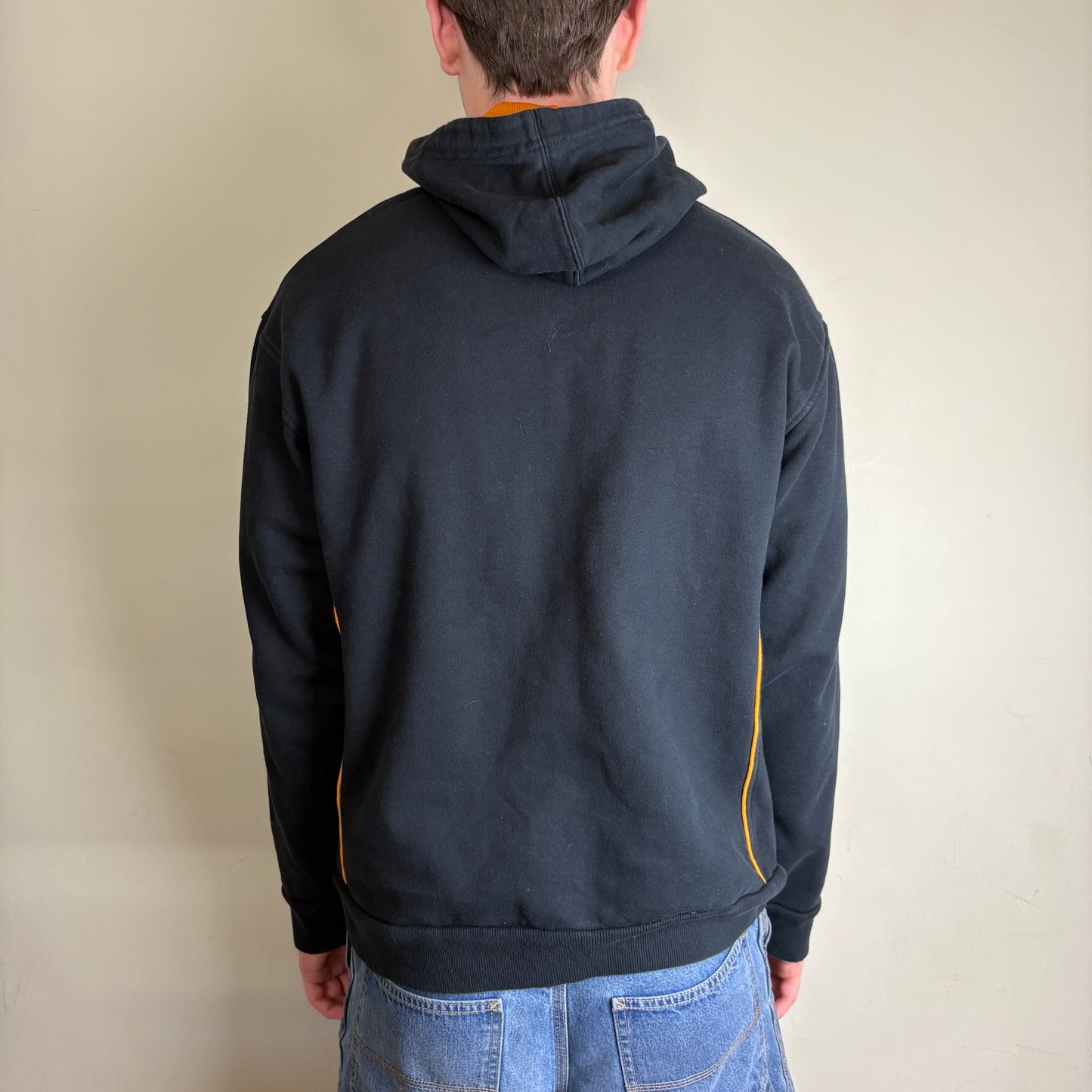 Vintage Wolves Black Wolverhampton Wanderers Hoodie Embroidered Sweatshirt -