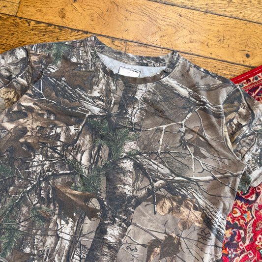 Vintage Realtree Camo Green Brown T-Shirt - XL