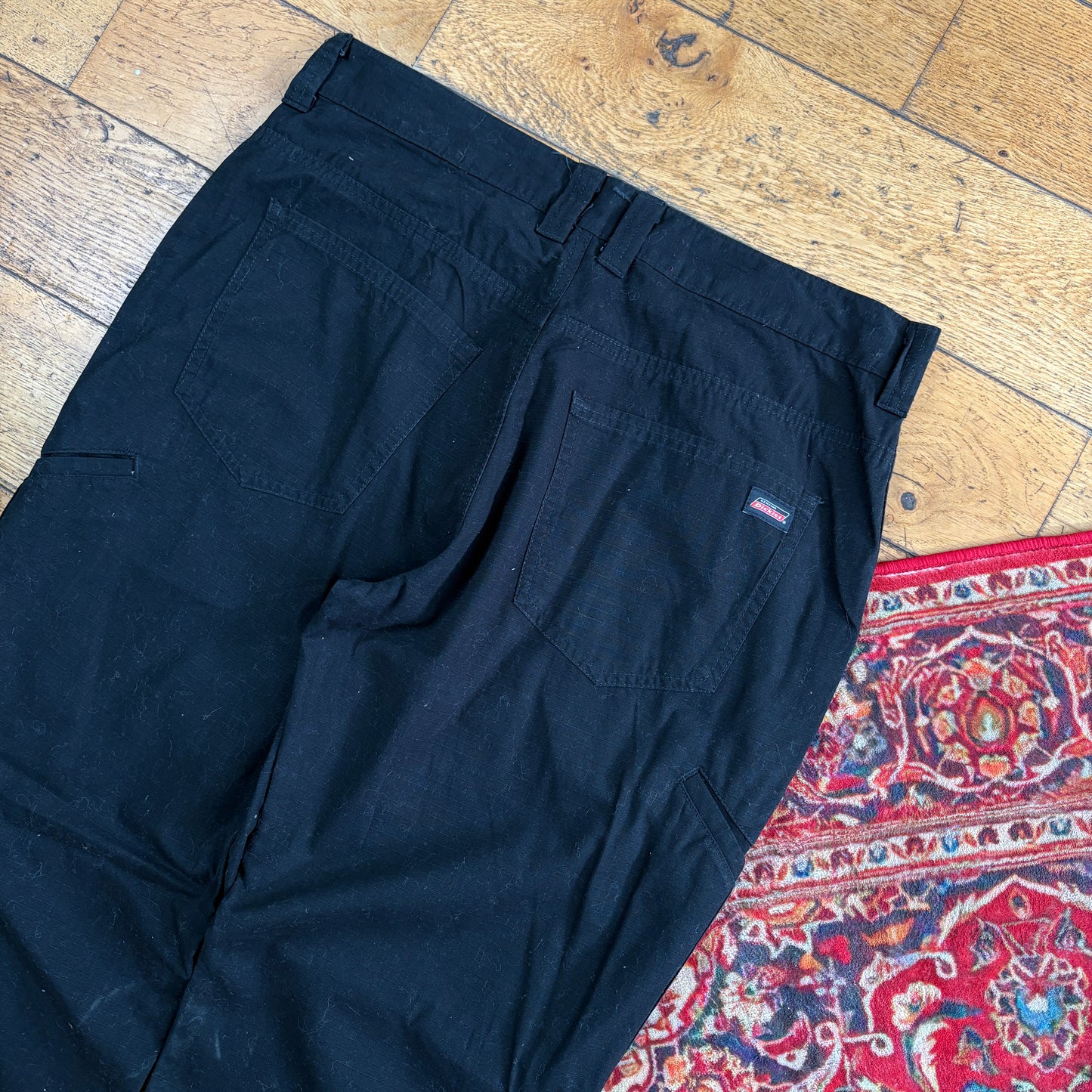 Vintage Dickies 874 Black Skate Trousers - 34