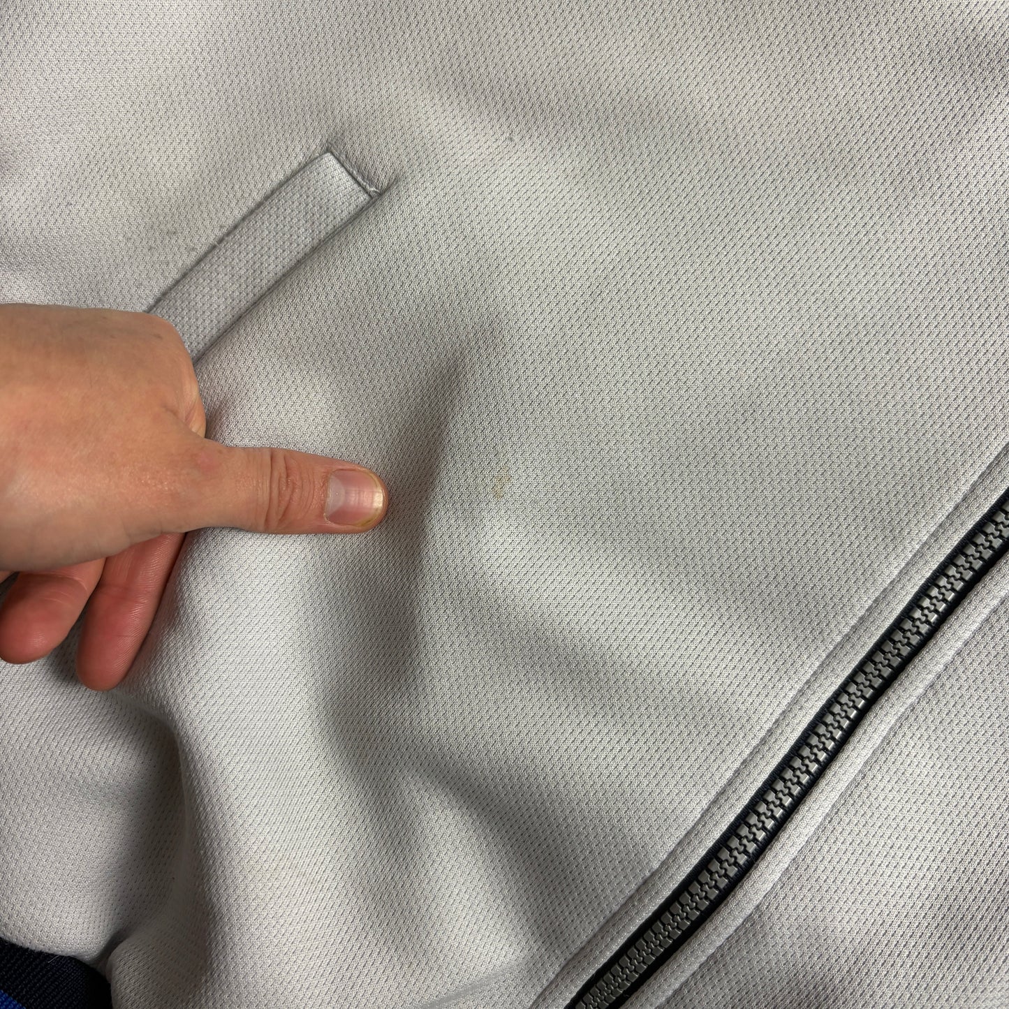 Vintage Reebok Y2K White Blue Tracksuit Track Jacket - XL