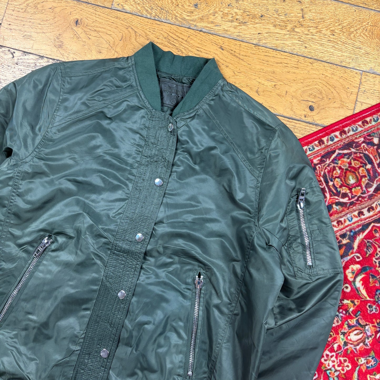 Vintage Green MA-1 Bomber Jacket - M