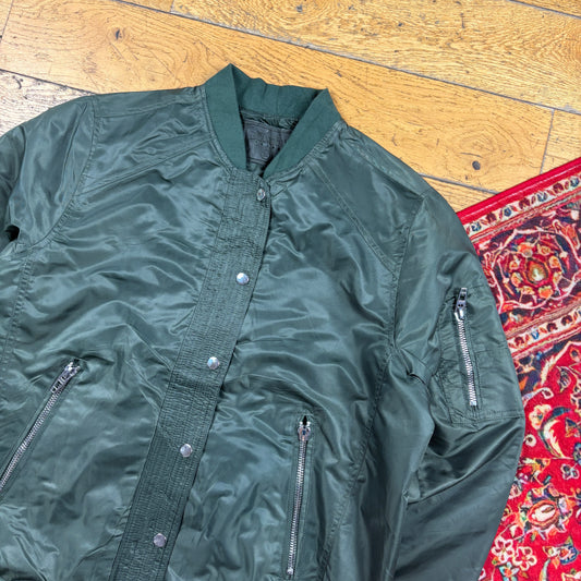 Vintage Green MA-1 Bomber Jacket - M
