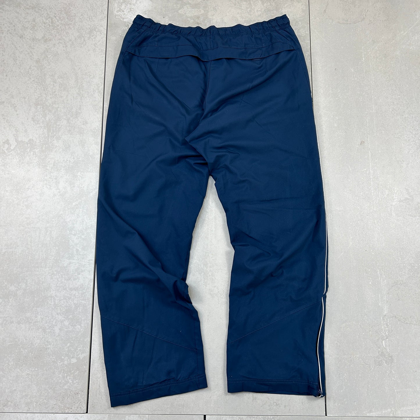 Vintage Nike Navy Baggy Tracksuit Sweatpants Track Pants Bottoms - XL