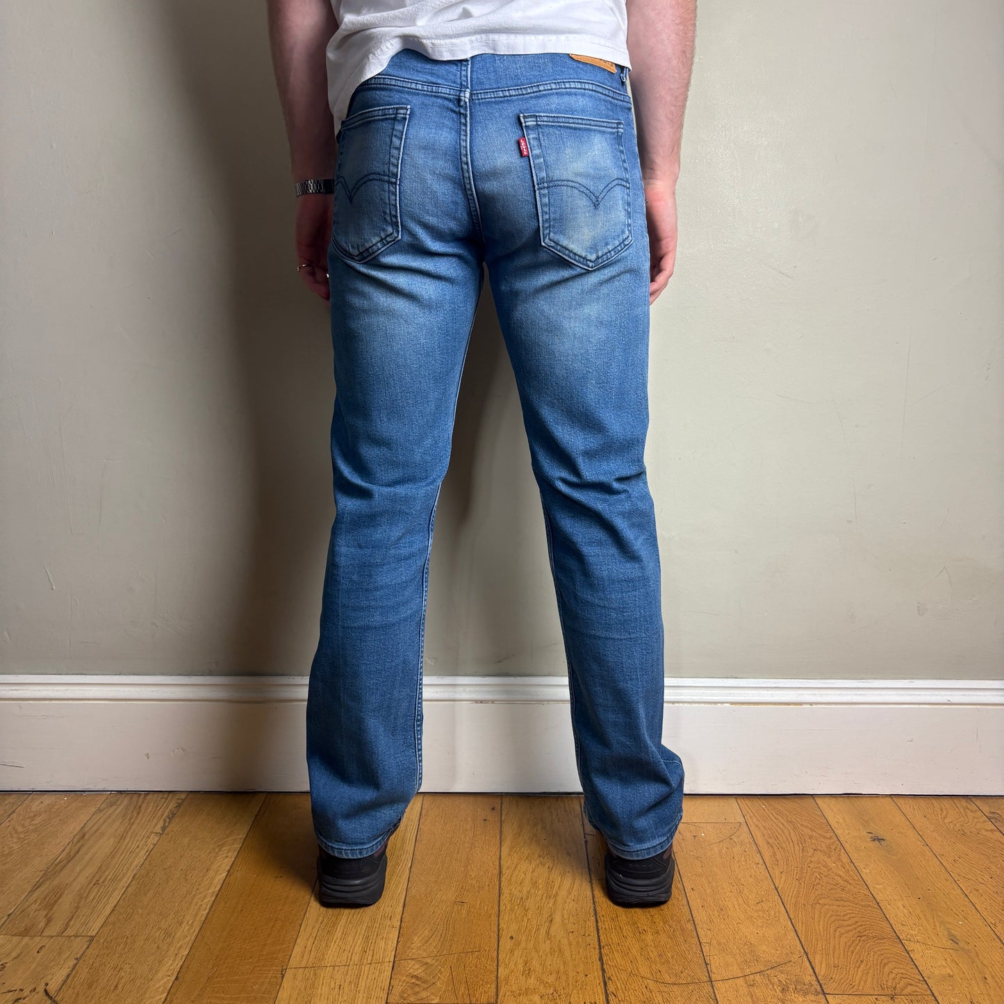 Vintage Levis 569 Straight Blue Denim Jeans - 32R