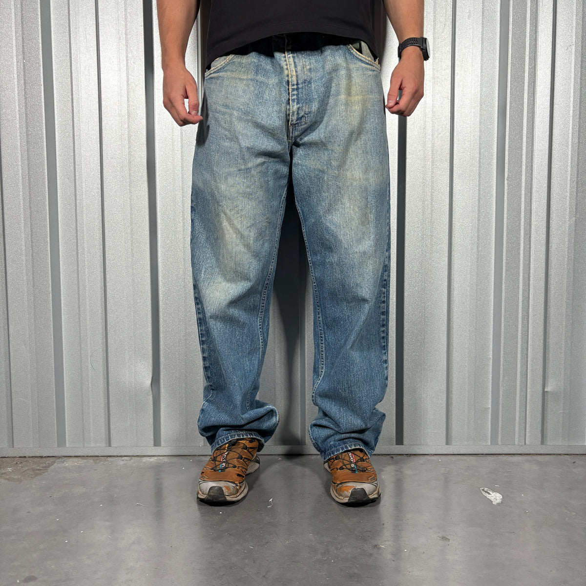 Ecko Unltd Y2K Baggy Hip Hop Blue Jeans - 36R