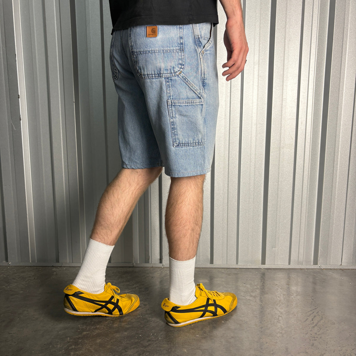 Carhartt Blue Jorts Workwear Baggy Carpenter Shorts - 34