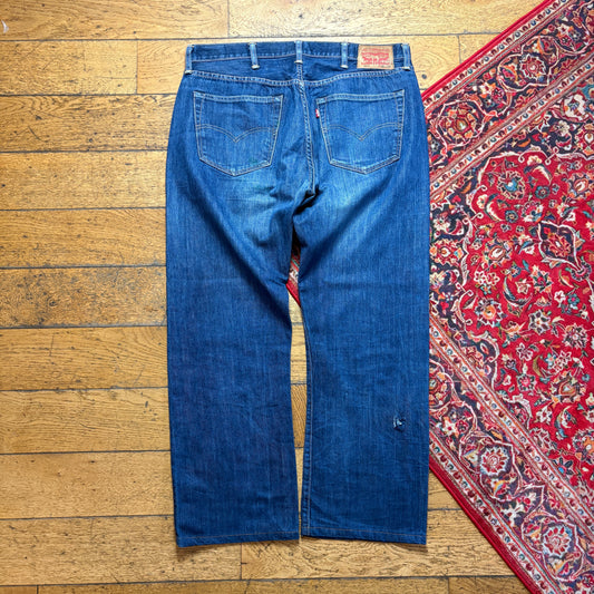 Vintage Levis 501 Straight Blue Denim Jeans - 38S
