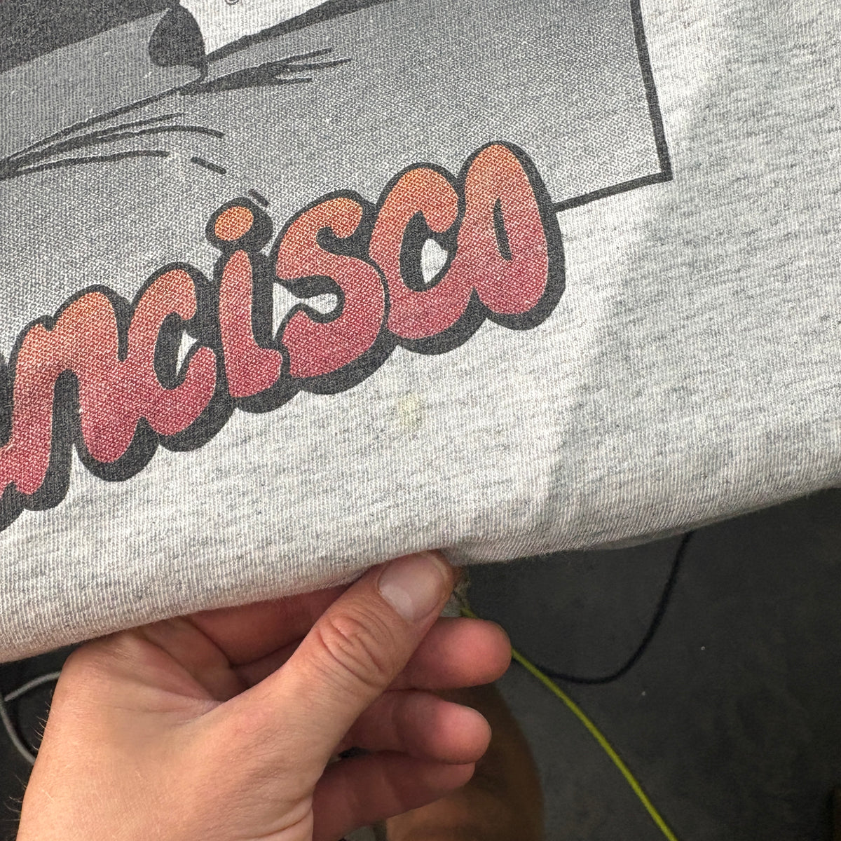 Vintage 90s Snoopy Grey Single Stitch Graphic T-Shirt - XL